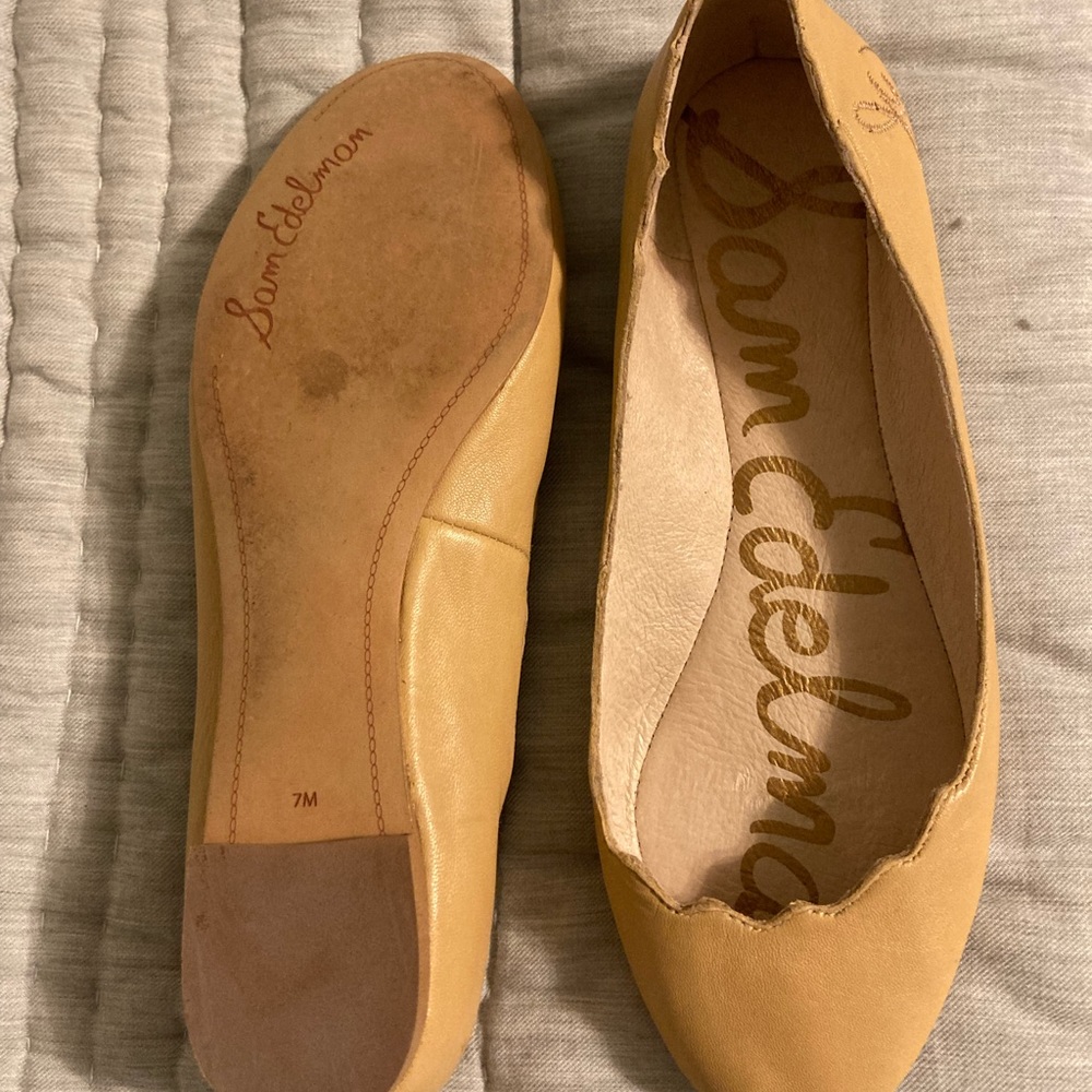 Sam Edelman – nude ballet flats size 7 – lightly worn
